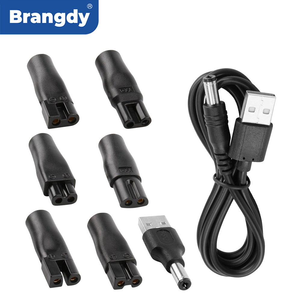 Electric Shaver Rotary - Brangdy 8 PCS Replacement Power Cord