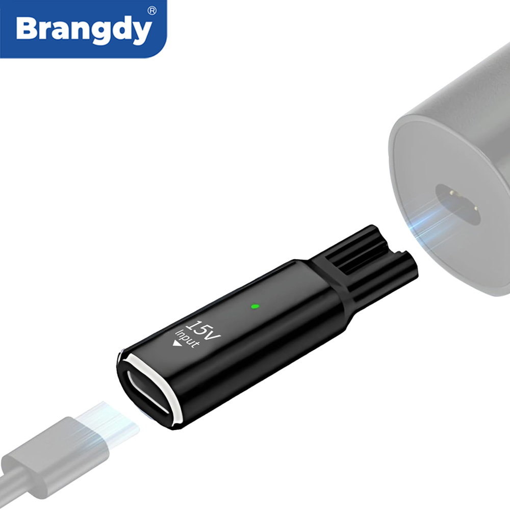 Electric Shaver Rotary - Brangdy 15V HQ8505 Type-C Shaver Adapter