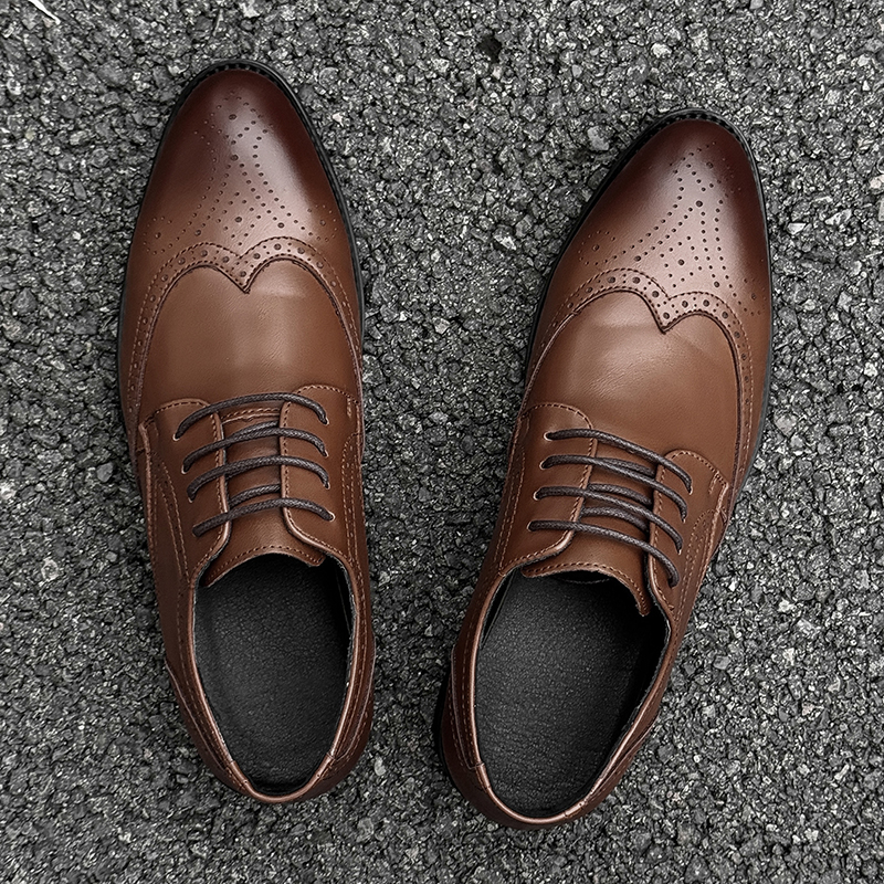Young Men'S Grooming - Men Summer Carved Blok Shoes Business