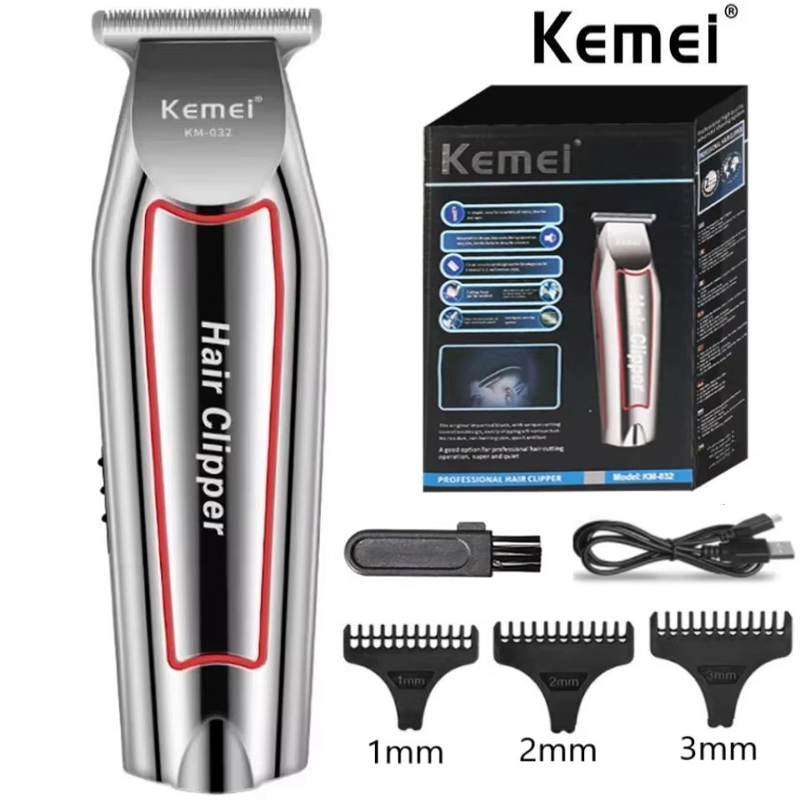 Men'S Grooming Haircut - Kemei KM-032Hair Trimmer Electric Beard Trimmer