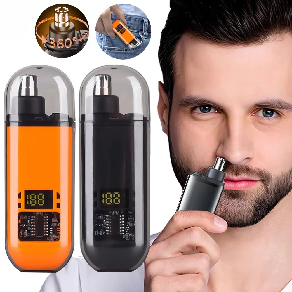 Men'S Grooming Nose And Ear - Rechargeable Nose Hair Trimmer and Facial