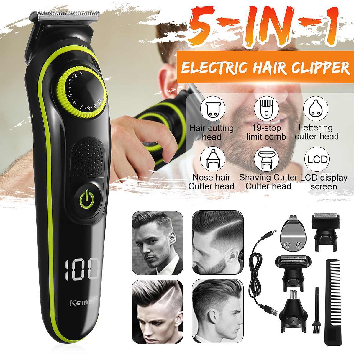 Kemei 696 Multifunctional Trim - Men'S Grooming Nose And Ear recensie en prijs