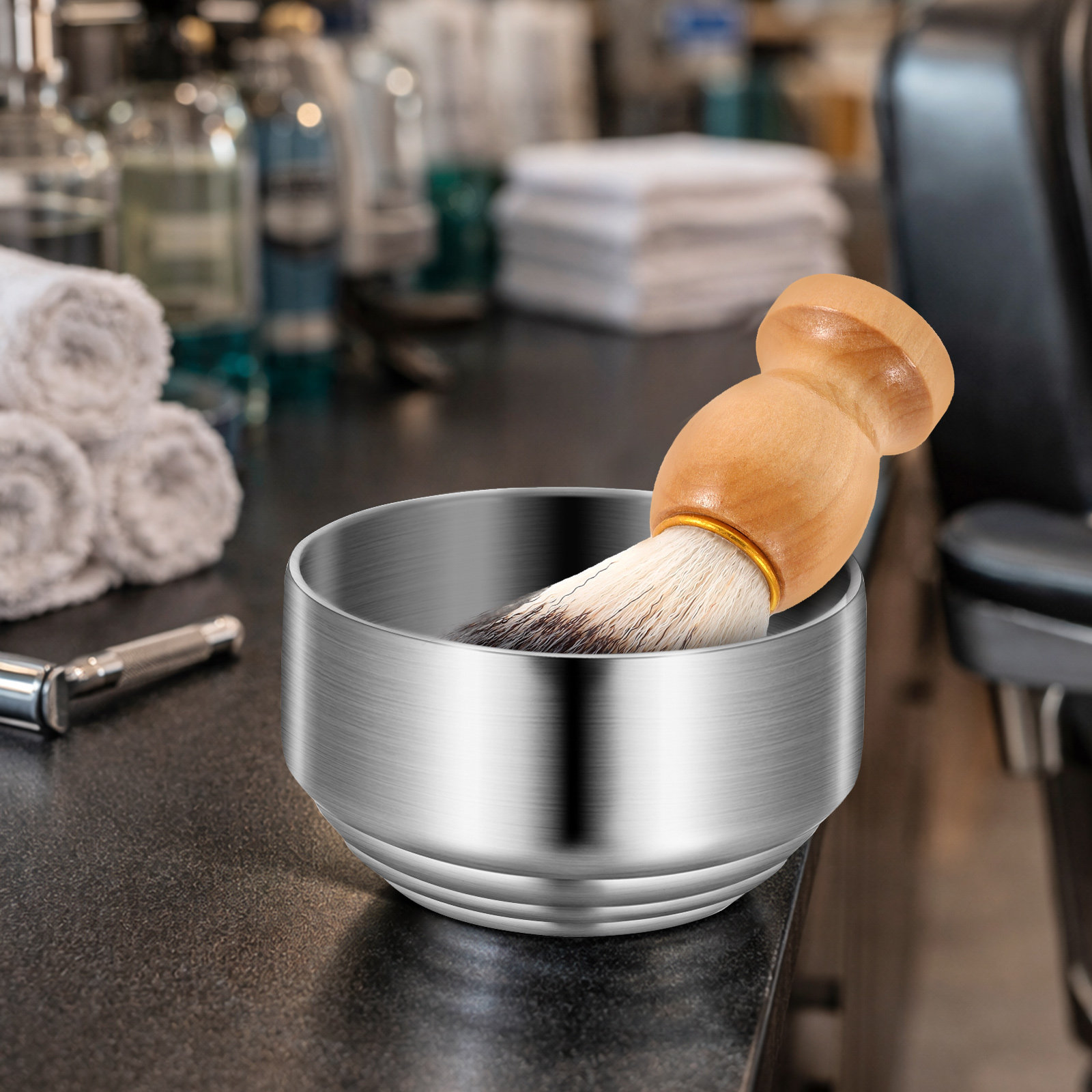 Premium Stainless Steel Shavin - Mens Grooming Tools recensie en prijs