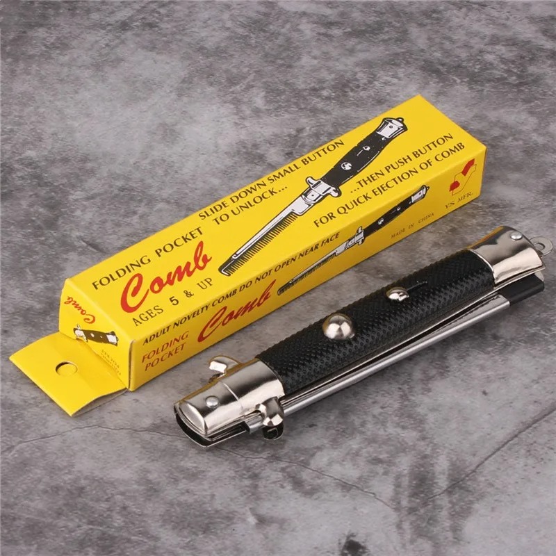 Folding Spring Comb for Men Wo - Men'S Grooming Barbershop recensie en prijs