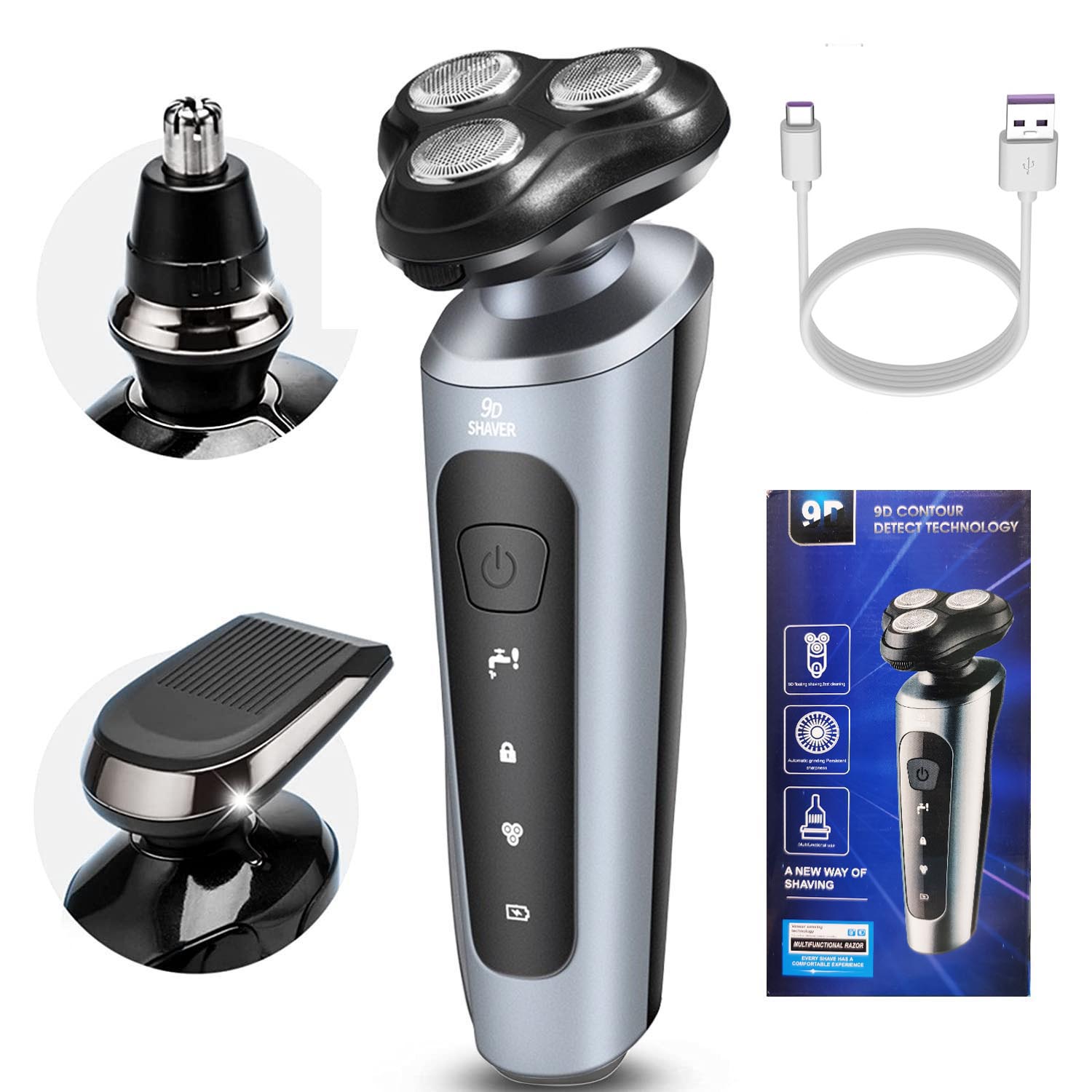 New Man Electric Razor USB Rec - Men Grooming Full Body recensie en prijs