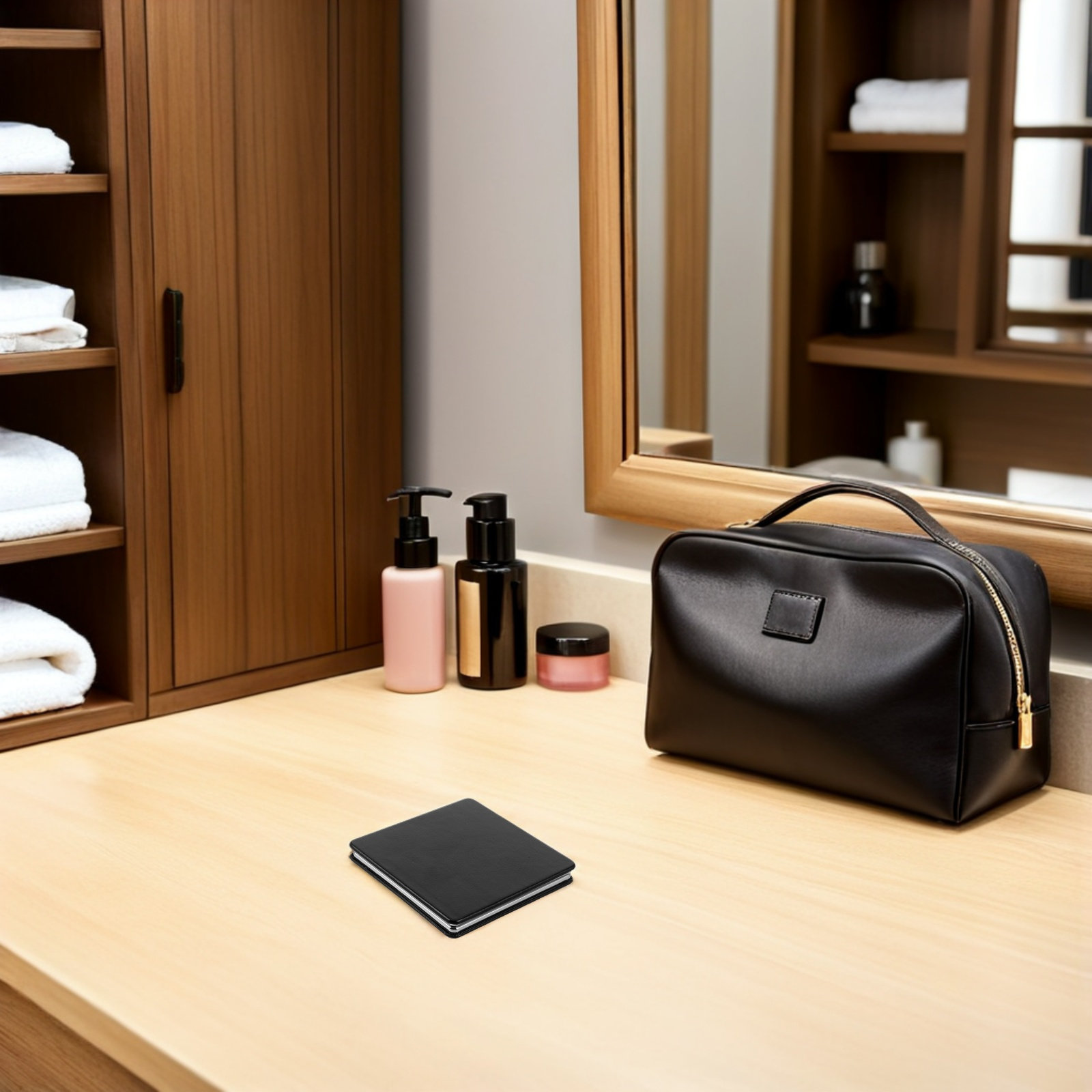 Folding Compact Mirror 8Cm Por - Men'S Grooming Makeup recensie en prijs