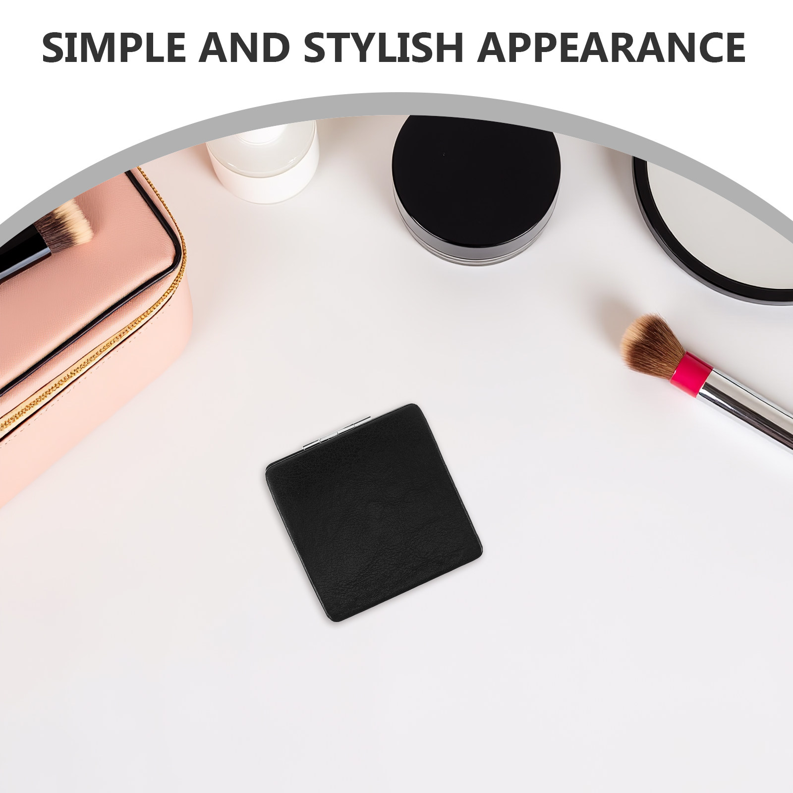 Folding Compact Mirror 8Cm Por - Men'S Grooming Makeup recensie en prijs