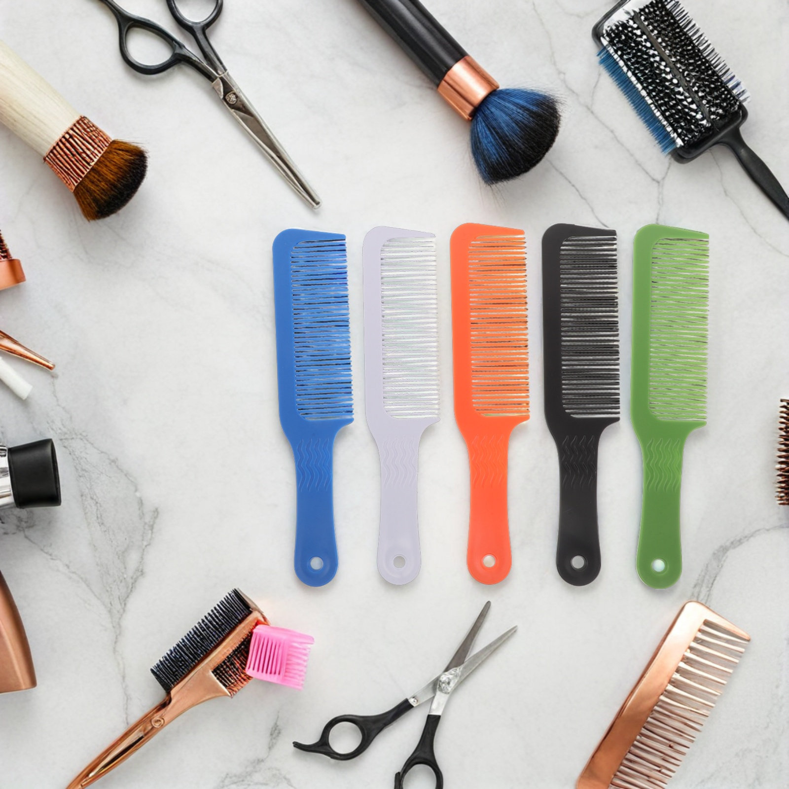 6Pcs Hair Cutting Comb Profess - Men'S Grooming Barbershop recensie en prijs