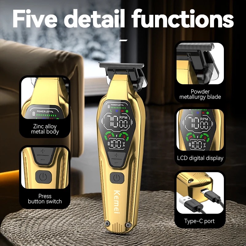 Kemei Mens Hair Clippers Profe - Men'S Grooming Haircut recensie en prijs