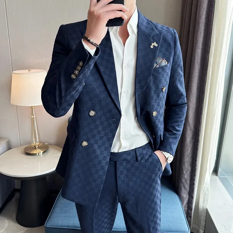 Fashion Men Suits 2 Piece Coat - Men'S Grooming Spot recensie en prijs