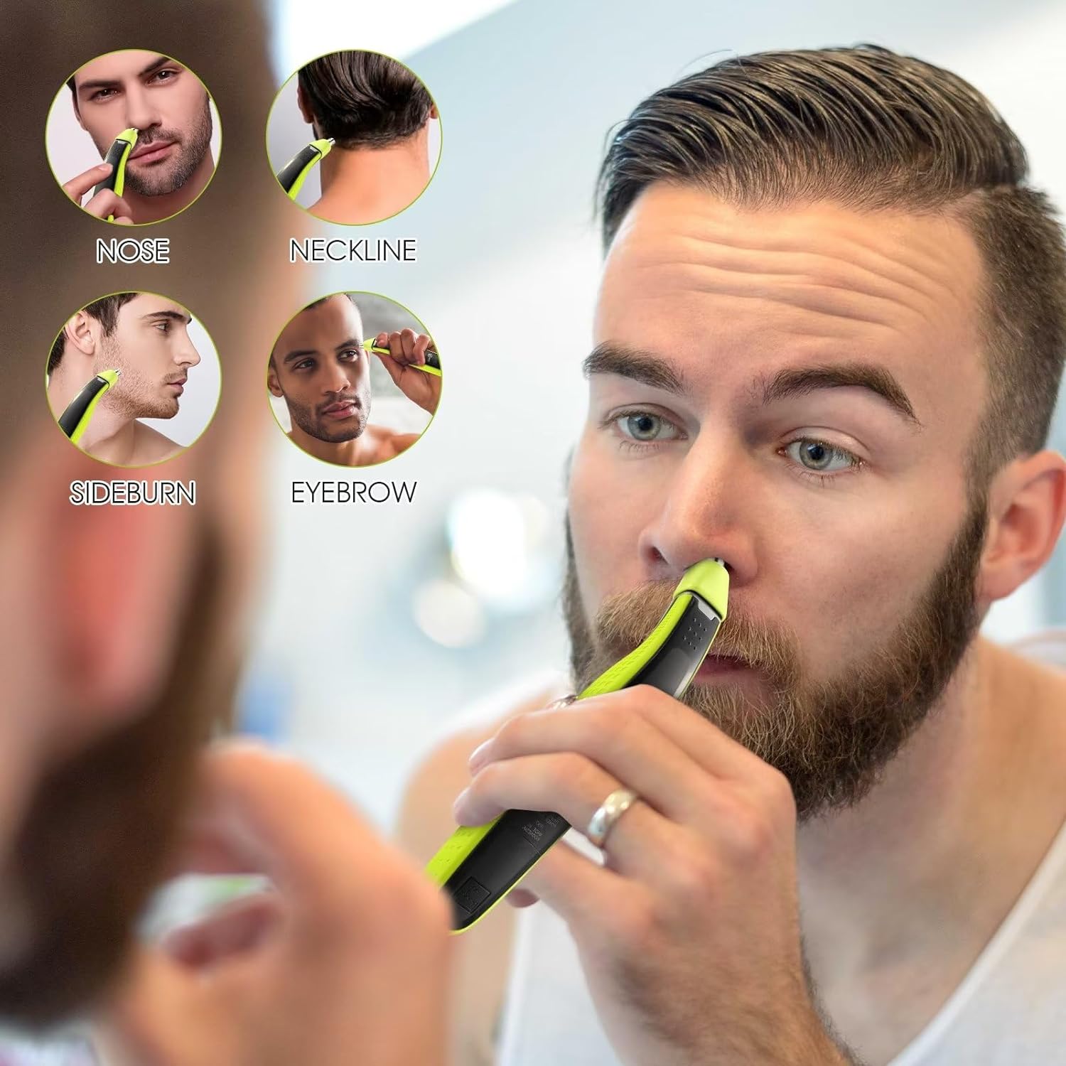 YUKU Nose Hair Trimmer Replace - Electric Shaver Rotary recensie en prijs