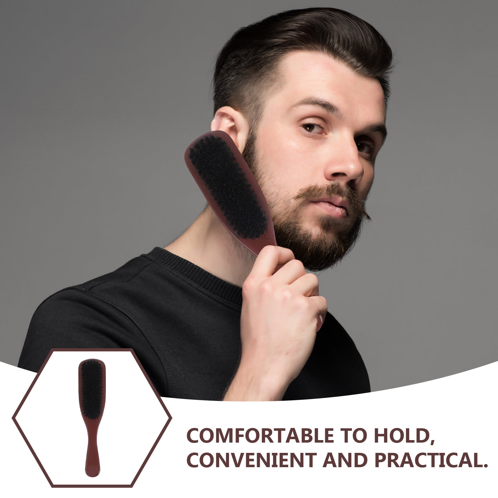 Mens Hair Brush Detangling Bea - Mens Grooming Tools recensie en prijs