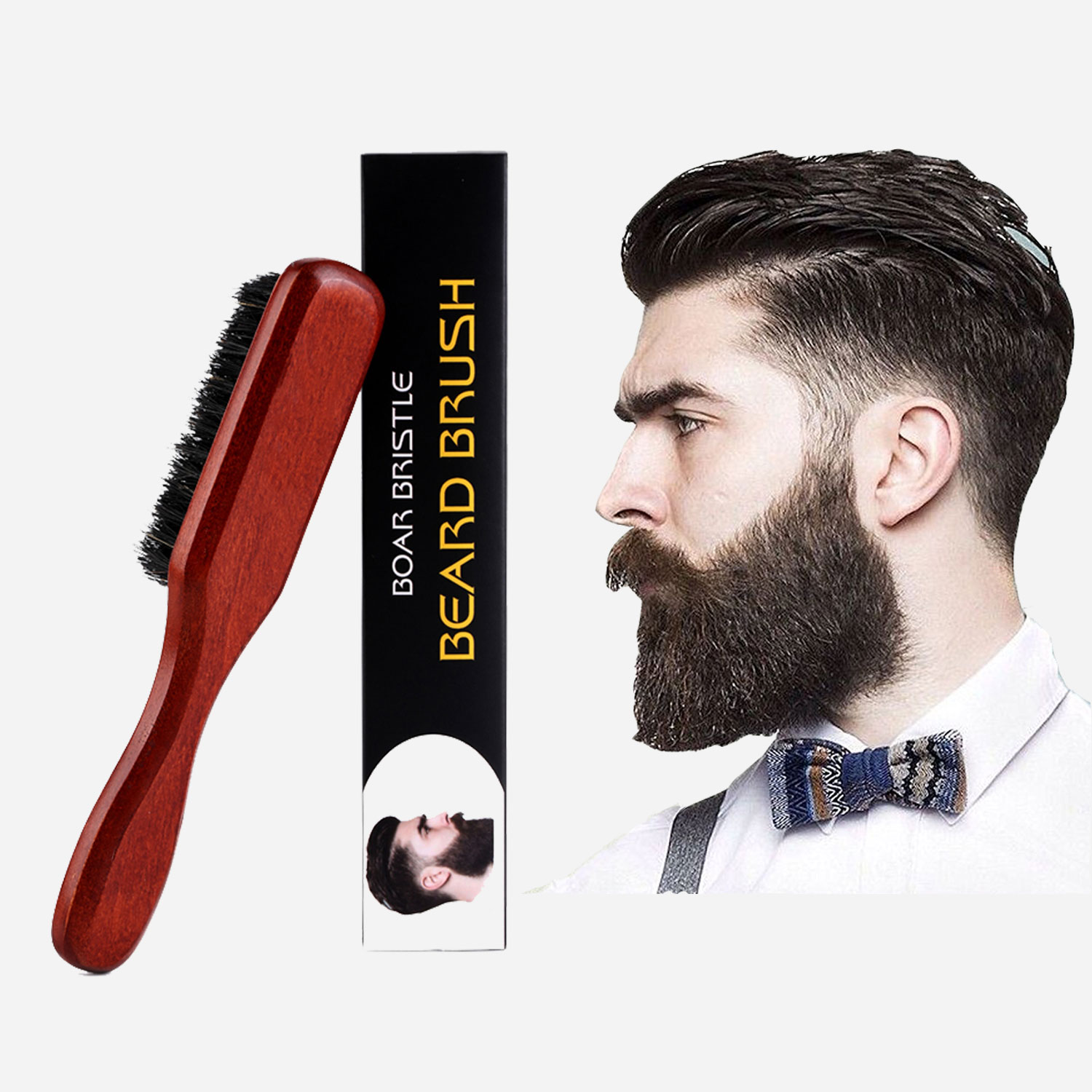 Natural Boar Bristle Beard Bru - Mens Grooming Tools recensie en prijs