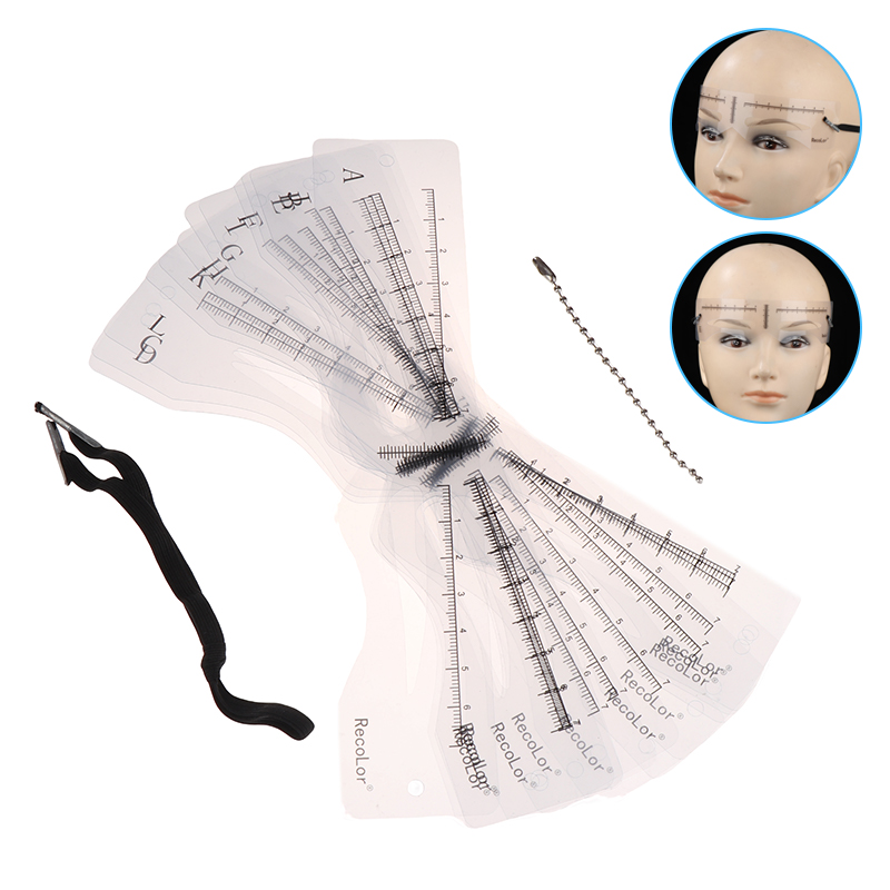 12Pcs Eyebrow Stencil Set Reus - Men'S Grooming Makeup recensie en prijs
