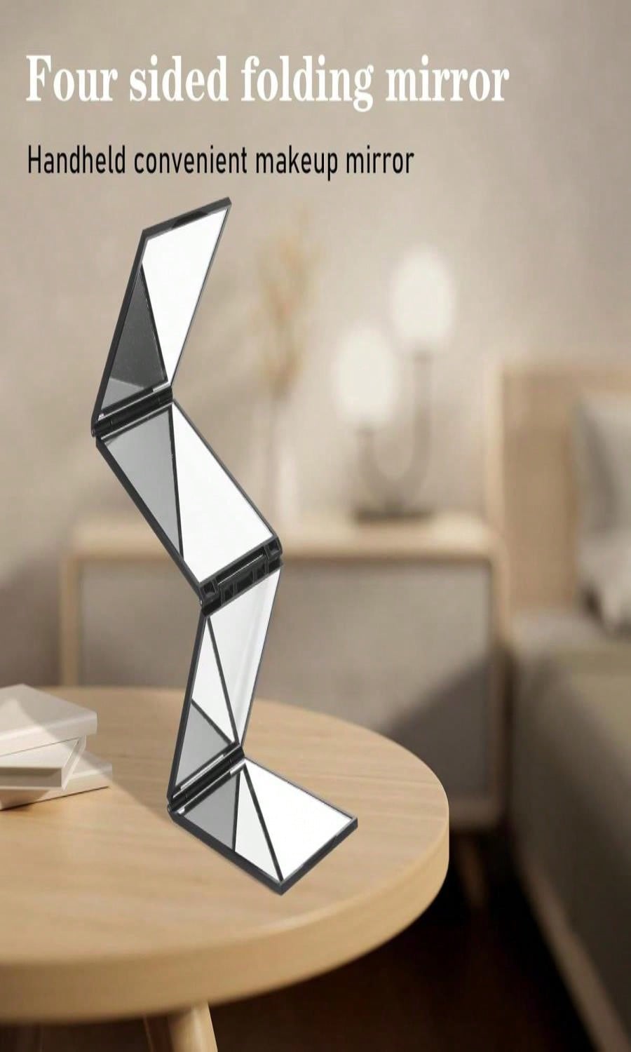 360° Foldable DIY 4-Way Mirror - Men'S Grooming Makeup recensie en prijs