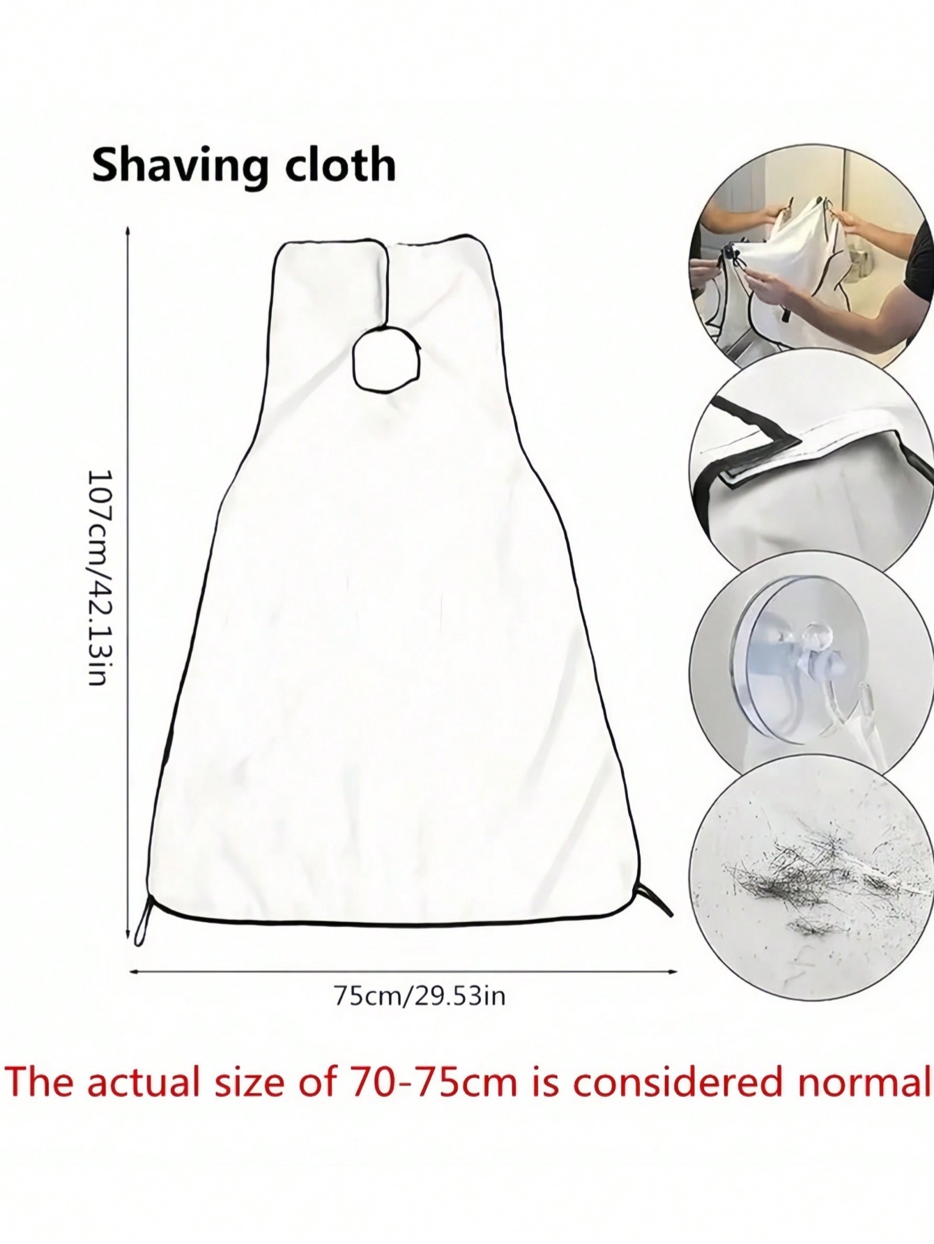 1/2/3Pcs 60CM Waterproof Reusa - Men'S Grooming Barbershop recensie en prijs
