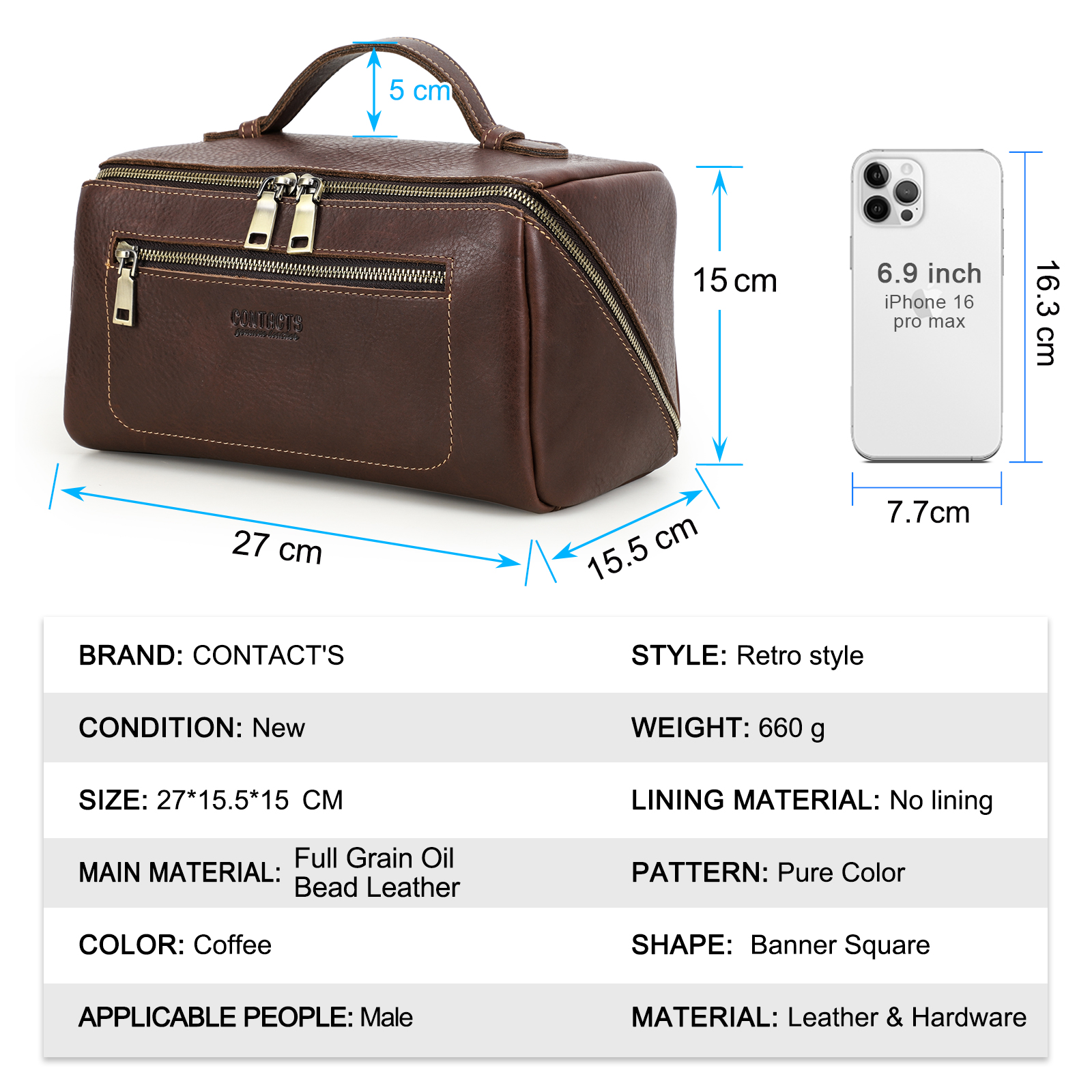 Personalized Cosmetic Bags Men - Men'S Grooming Makeup recensie en prijs