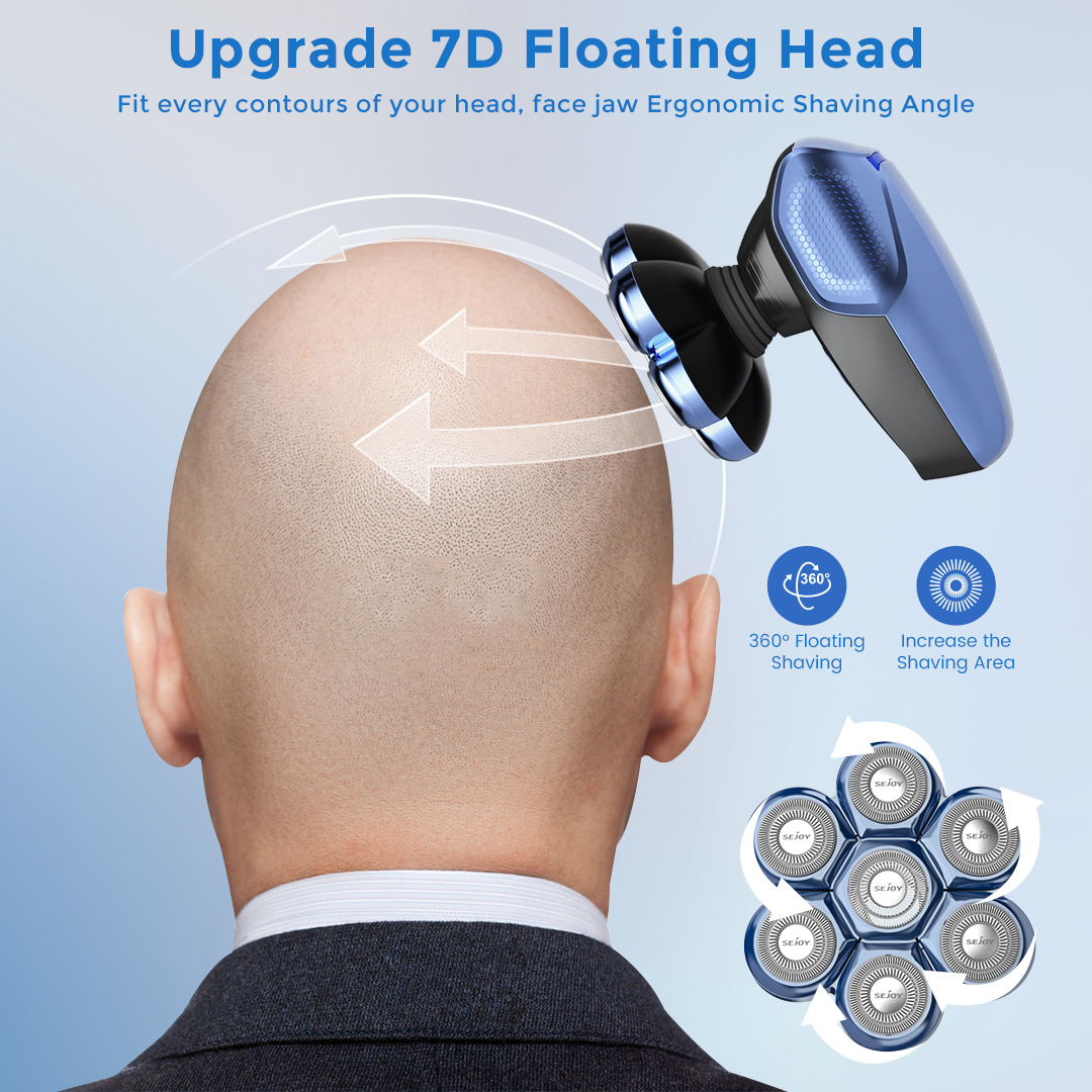 Sejoy 6-in-1 7D Head Shavers f - Men Grooming Full Body recensie en prijs