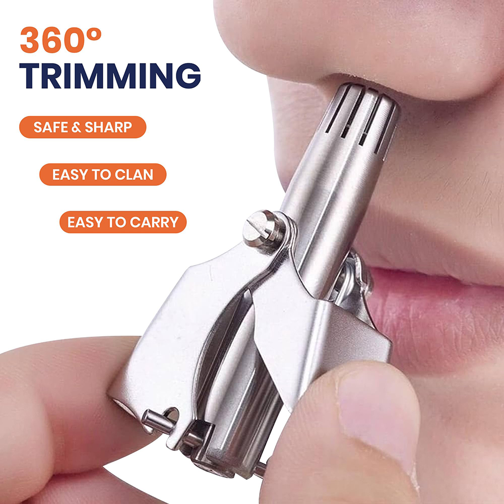Portable Stainless Steel Manua - Men'S Grooming Nose And Ear recensie en prijs