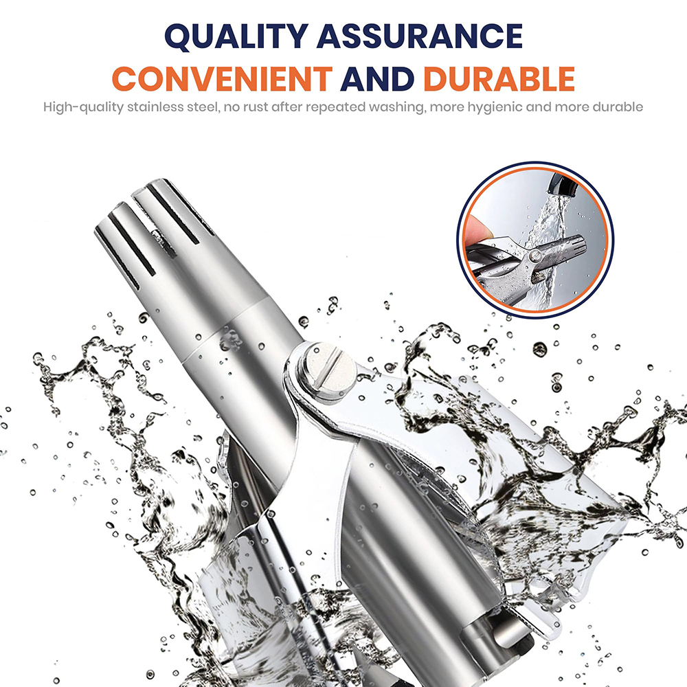 Portable Stainless Steel Manua - Men'S Grooming Nose And Ear recensie en prijs