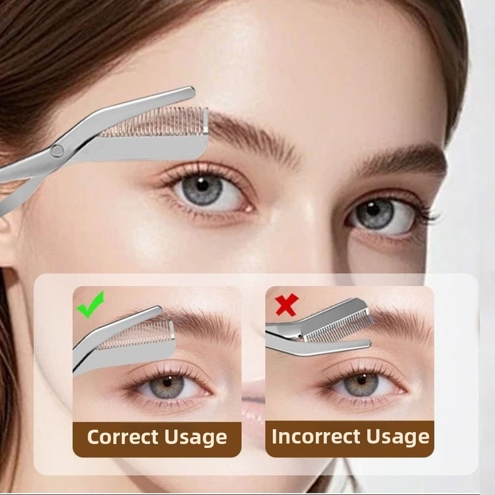 Stainless Steel Eyebrow Scisso - Men'S Grooming Makeup recensie en prijs
