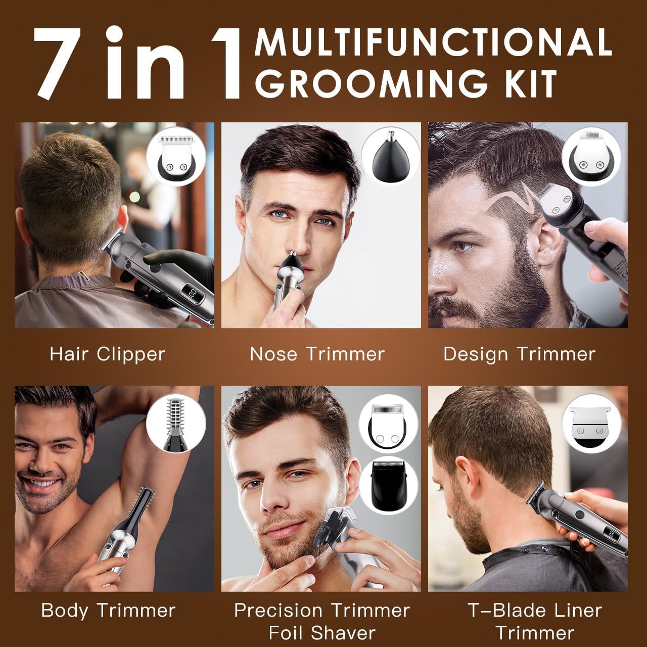 Waterproof Beard Trimmer for M - Men Grooming Full Body recensie en prijs