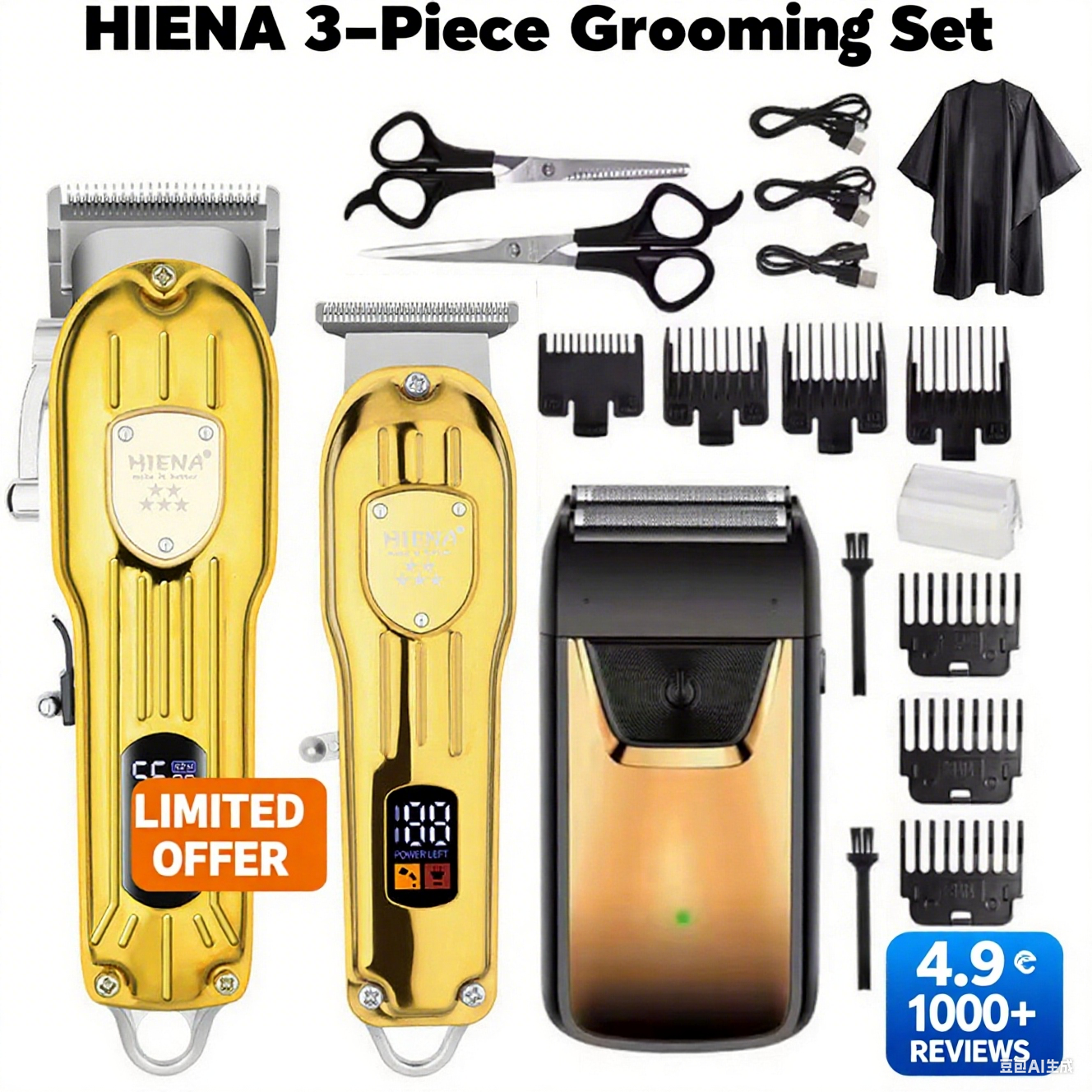 HIENA hair machine 3 in1/1pc H - Men'S Grooming Nose And Ear recensie en prijs