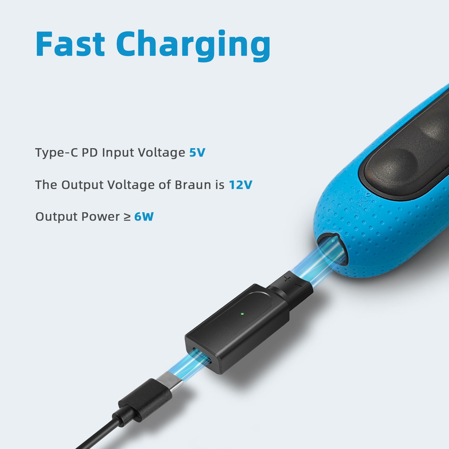Brangdy 12V Type-C Shaver Adap - Electric Shaver Rotary recensie en prijs