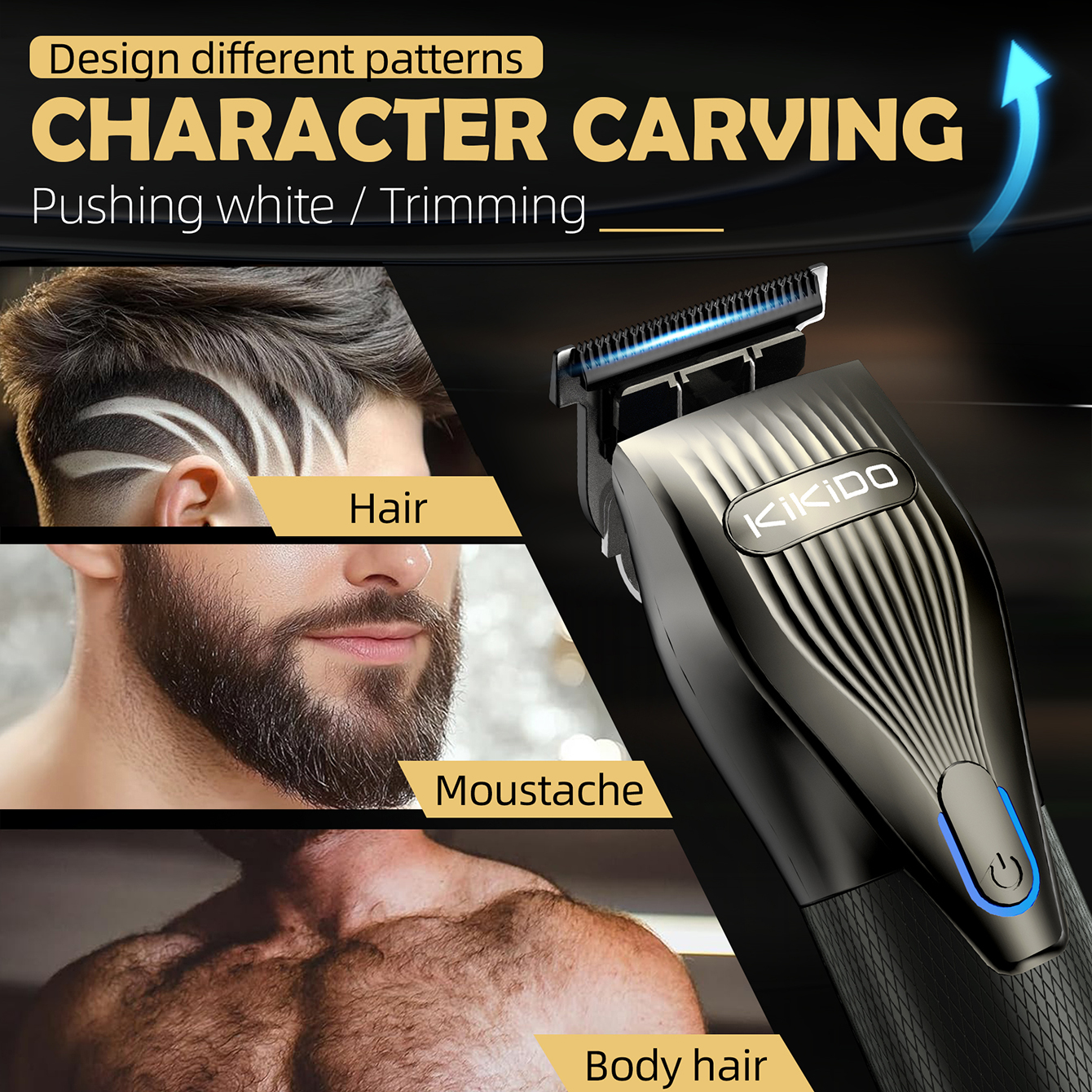 KiKiDO Professional Hair Clipp - Men'S Grooming Haircut recensie en prijs